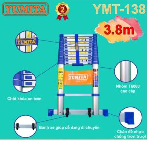 Thang nhôm rút đơn 4,8M Yumita