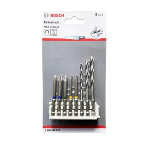 Đầu vặn vít extra hard 65mm 5 món và bộ 3 mũi khoan HSS PointTeQ